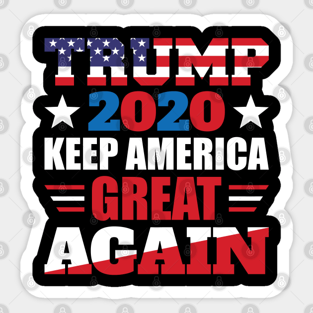 Keep America Great Again Sticker by Mr.Speak